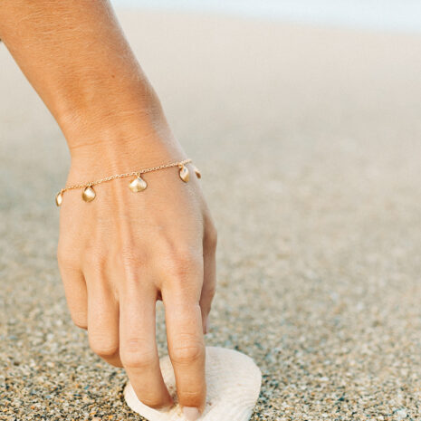 Ocean Charms Bracelet Yellow Gold