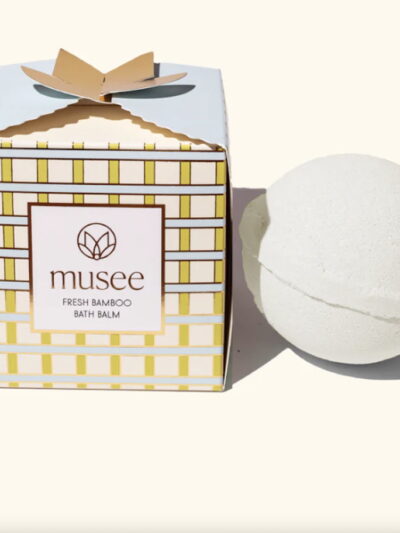 Fresh Bamboo Luxe Bath Balm next to package