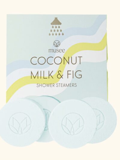 Coconut Milk & Fig Shower Steamers, open package