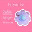 how to use therapy bath balm
