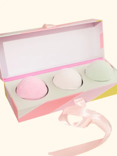 Colorful Three Bath Balm Gift Set